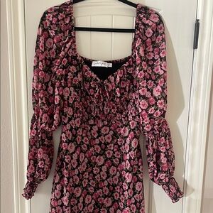 Petal & Pup Pink Floral Dress